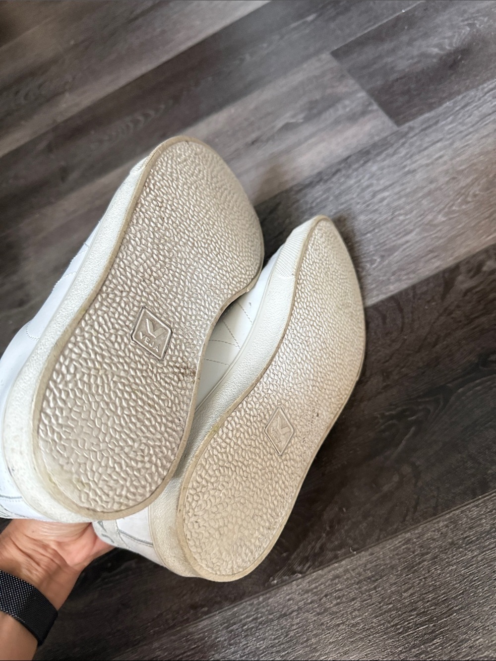 Veja White Triple Velcro Sneakers EU 41 - Picture 4 of 4